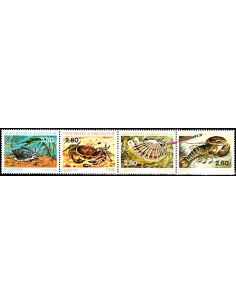 Timbres de Saint PIERRE ET MIQUELON n° 614 à 617, collection Dom-Tom