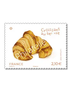 Timbre croissant au beurre, timbres de France