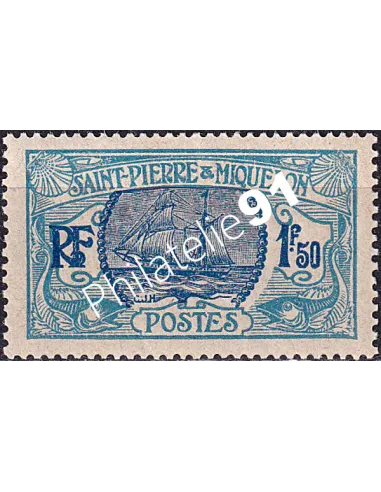 St-Pierre et Miquelon, n° 130 charnière, collection timbres colonies