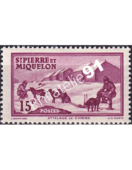 St-Pierre et Miquelon, n° 172 charnière, collection timbres colonies