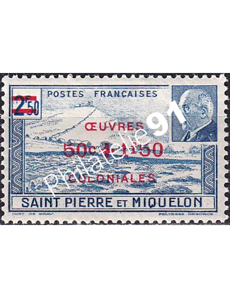St-Pierre et Miquelon, n° 312 charnière, collection timbres colonies