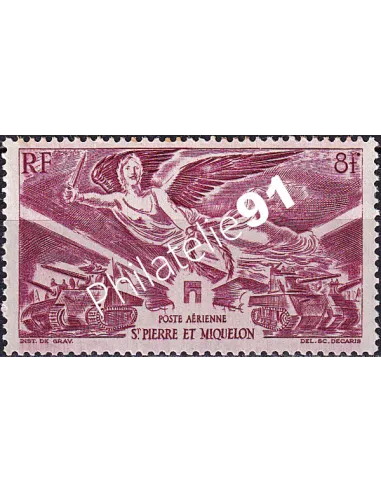 St-Pierre et Miquelon, PA n° 11 neuf, collection timbres colonies