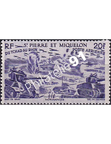 St-Pierre et Miquelon, PA n° 15 neuf, collection timbres colonies