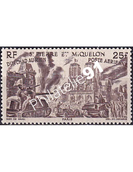 St-Pierre et Miquelon, PA n° 16 neuf, collection timbres colonies