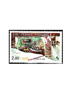 Timbre de Saint Pierre et Miquelon n° 623, Noël, timbres Dom-Tom
