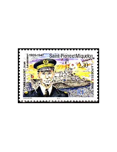 Timbre de Saint Pierre et Miquelon n° 624, collection timbres Dom-Tom