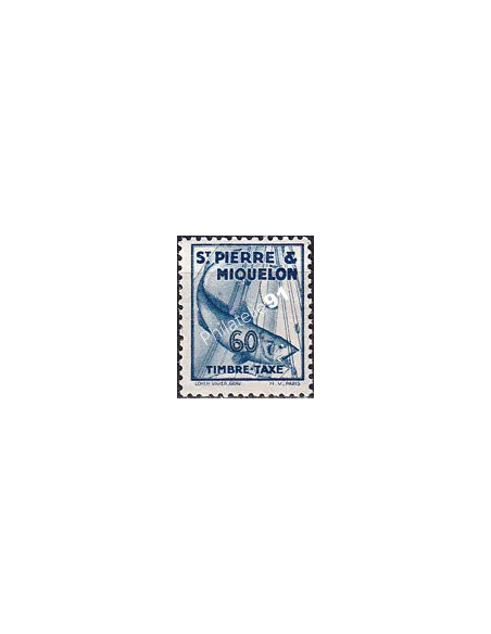 St-Pierre et Miquelon, Taxe n° 38 neuf, timbres colonies