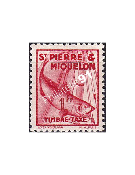 St-Pierre et Miquelon, Taxe n° 39 neuf, timbres colonies