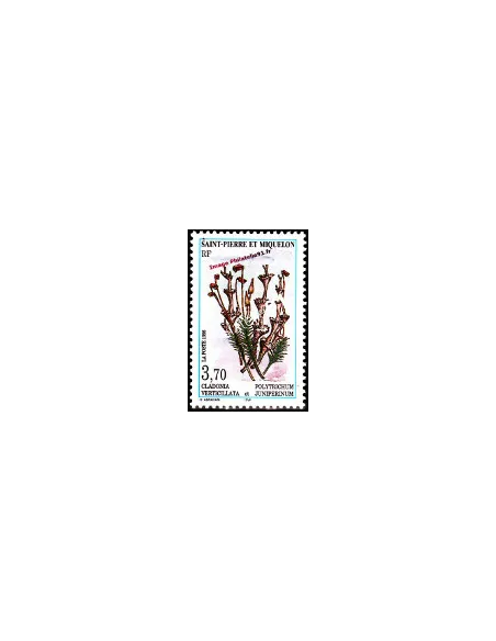 Timbre de Saint Pierre et Miquelon n° 626, flore, timbres Dom-Tom