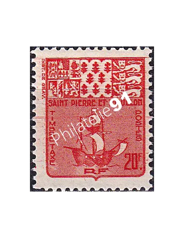 St-Pierre et Miquelon, Taxe n° 76 neuf, timbres colonies