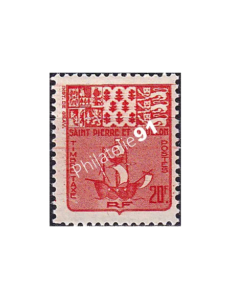 St-Pierre et Miquelon, Taxe n° 76 neuf, timbres colonies