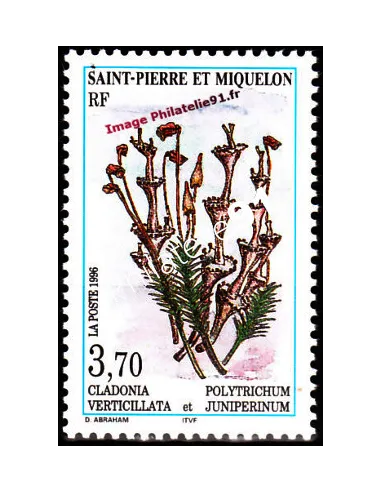 Timbre de Saint Pierre et Miquelon n° 626, flore, timbres Dom-Tom