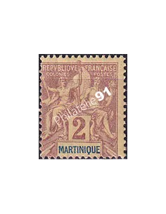 Martinique, n° 32 charnière, collection timbres colonies françaises