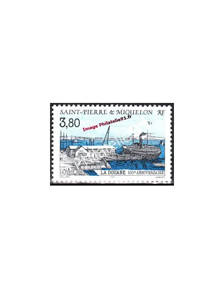 Timbre de Saint Pierre et Miquelon n° 636, collection timbres Dom-Tom