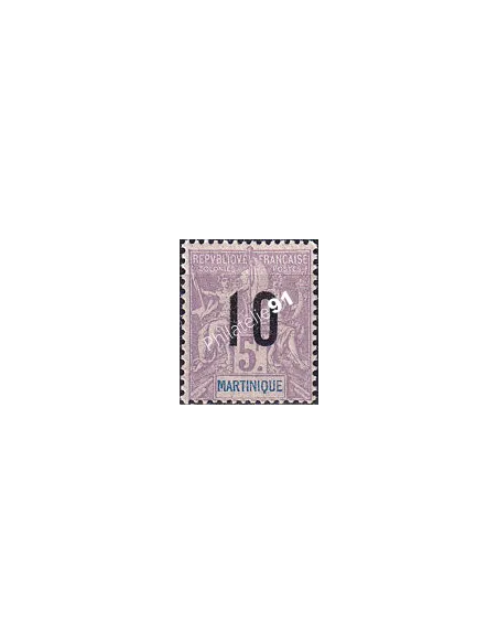 Martinique, n° 81 charnière, collection timbres colonies françaises