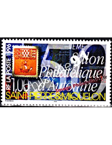 Timbre de Saint Pierre et Miquelon n° 637, collection timbres Dom-Tom