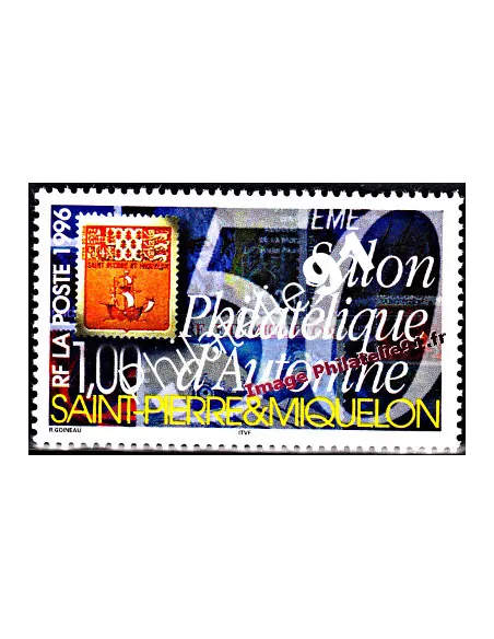 Timbre de Saint Pierre et Miquelon n° 637, collection timbres Dom-Tom
