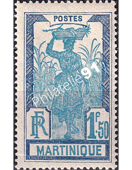 Martinique, n° 127 charnière, collection timbres colonies françaises