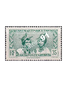 Martinique, n° 141A charnière, collection timbres colonies françaises