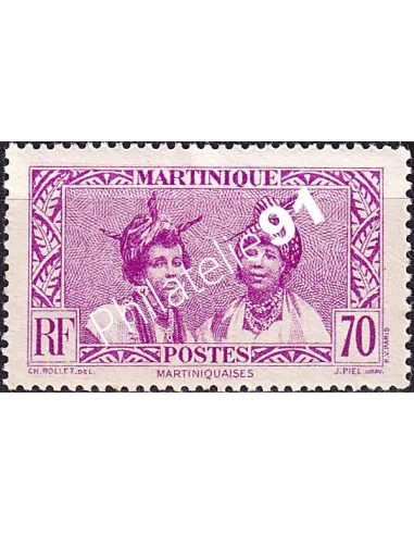 Martinique, n° 179 charnière, collection timbres colonies françaises