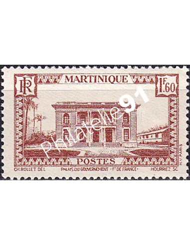 Martinique, n° 183 charnière, collection timbres colonies françaises