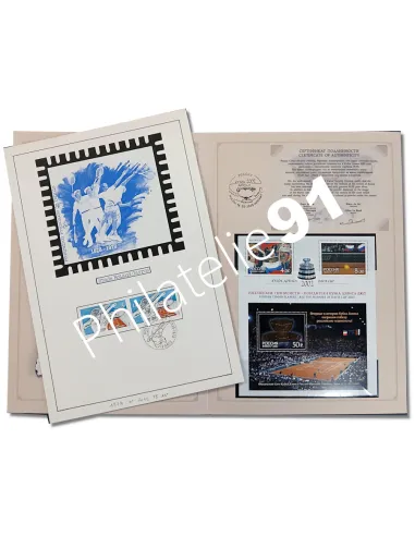 Lot de document tennis, timbres Thématiques