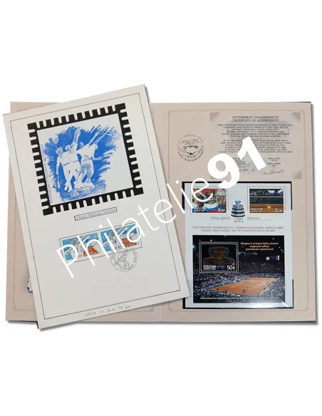 Lot de document tennis, timbres Thématiques