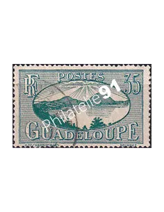 Guadeloupe n° 107A oblitéré, collection timbres colonies fraçaises