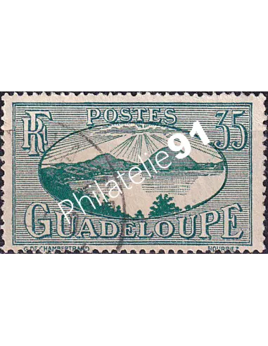 Guadeloupe n° 107A oblitéré, collection timbres colonies fraçaises