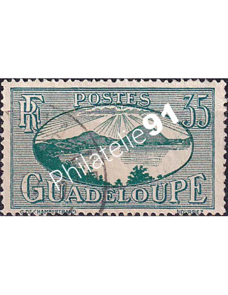 Guadeloupe n° 107A oblitéré, collection timbres colonies fraçaises