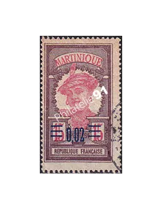 Martinique, n° 87 oblitéré, collection timbres colonies françaises
