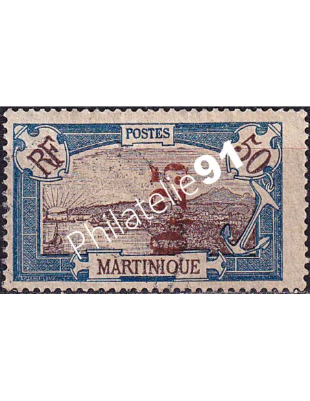 Martinique, n° 110 oblitéré, collection timbres colonies françaises