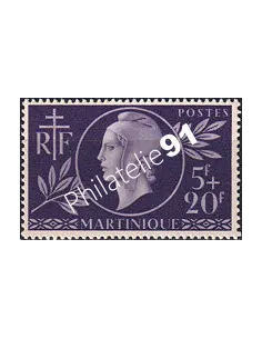 Martinique, n° 198 neuf, collection timbres colonies françaises