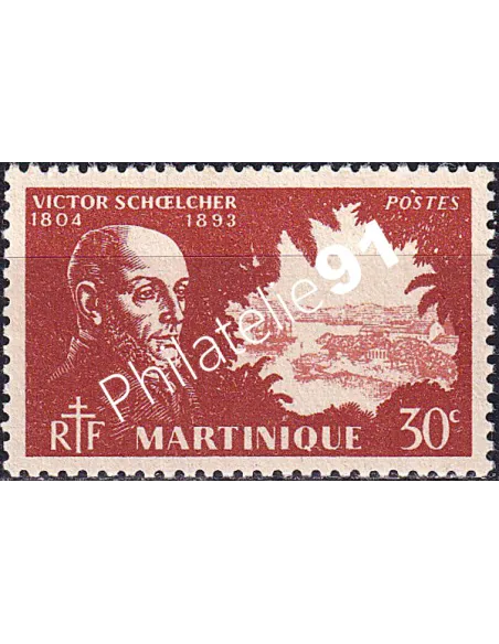 Martinique, n° 200 charnière, collection timbres colonies françaises