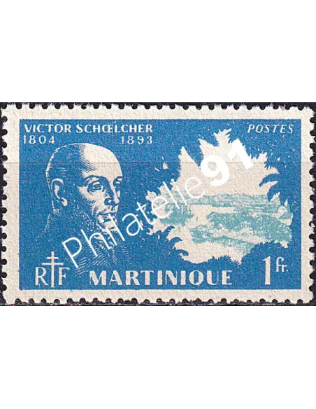 Martinique, n° 206 neuf, collection timbres colonies françaises