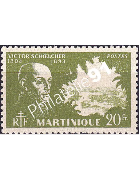 Martinique, n° 217 charnière, collection timbres colonies françaises