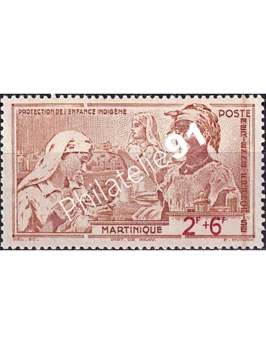 Martinique, PA n° 2 charnière, collection timbres colonies françaises