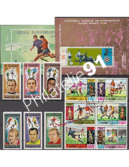FOOT - LOT THEMATIQUE OBLITERE - FOOT (1)