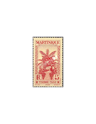 Martinique, timbre-taxe n° 17 charnière, timbres colonies françaises