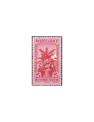 Martinique, timbre-taxe n° 25 charnière, timbres colonies françaises