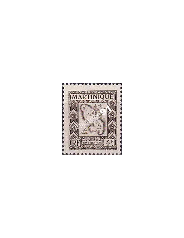 Martinique, timbre-taxe n° 33 neuf, timbres colonies françaises