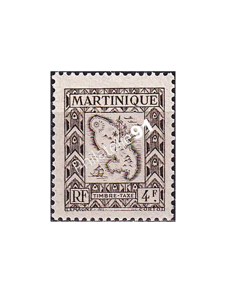 Martinique, timbre-taxe n° 33 neuf, timbres colonies françaises