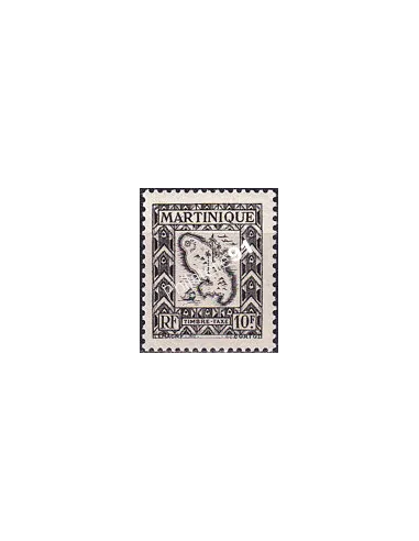 Martinique, timbre-taxe n° 35 neuf, timbres colonies françaises