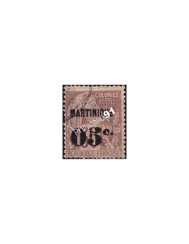 Martinique, n° 12 oblitéré, collection timbres colonies françaises