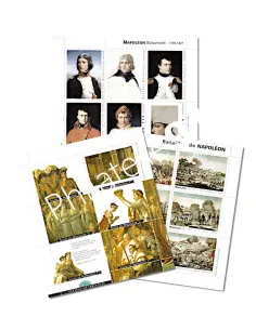 NAPOLEON, Lot de VIGNETTES, collection timbres Thématiques