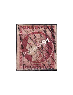 Timbre Classique n° 6b non dentelé oblitéré, collection timbres France