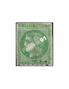 Timbre Classique n° 42B non dentelé oblitéré, timbres France