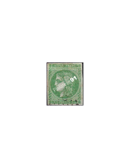 Timbre Classique n° 42B non dentelé oblitéré, timbres France