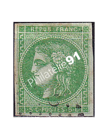 Timbre Classique n° 42B non dentelé oblitéré, timbres France