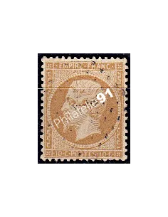 Timbre de France n°  21 - Second Empire - Napoléon III - oblitéré